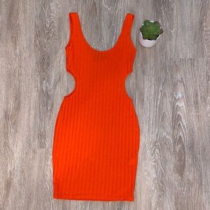 Mini Orange Dress
